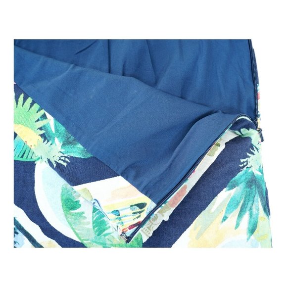 Talbots Tropical Watercolor Mini‎ Skirt 16P Petites Women’s Hawaii Flamingo - Picture 5 of 5